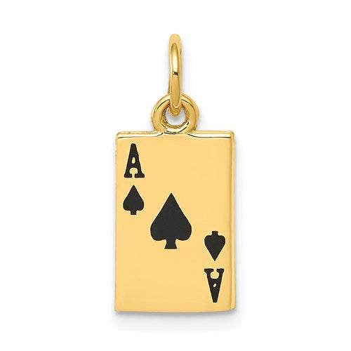 14k-enameled-ace-of-spades-card-charm-SolomonJeweler-Wichita-KS-CustomJewelry