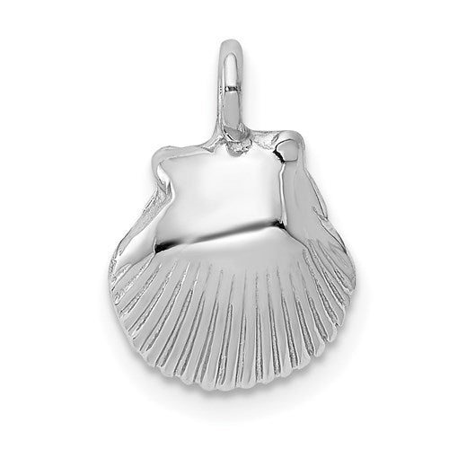 14k-white-gold-seashell-pendant-SolomonJeweler-Wichita-KS-CustomJewelry