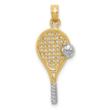 14k-w-rhodium-polished-tennis-racquet-pendant-SolomonJeweler-Wichita-KS-CustomJewelry