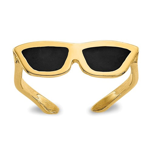 14k-enameled-sunglasses-toe-ring-SolomonJeweler-Wichita-KS-CustomJewelry