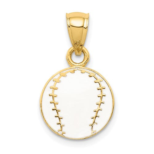 14k-enameled-baseball-pendant-SolomonJeweler-Wichita-KS-CustomJewelry