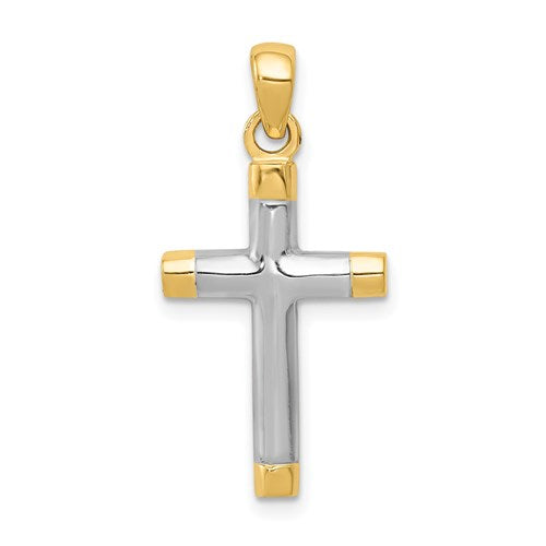 14k-w-rhodium-cross-pendant-SolomonJeweler-Wichita-KS-CustomJewelry