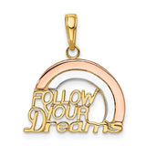 14k-two-tone-w-white-rhod-follow-your-dreams-rainbow-charm-SolomonJeweler-Wichita-KS-CustomJewelry
