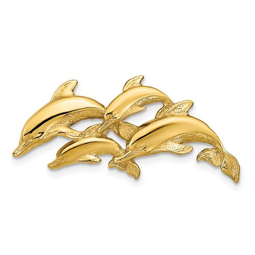 14k-dolphins-slide-SolomonJeweler-Wichita-KS-CustomJewelry