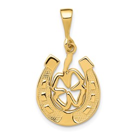 14k-good-luck-clover-pendant-SolomonJeweler-Wichita-KS-CustomJewelry
