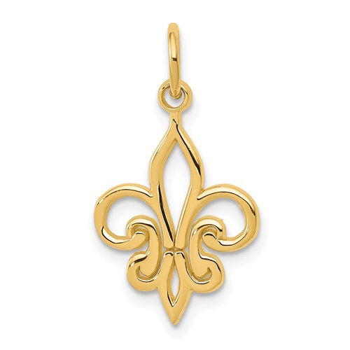 14k-fleur-de-lis-charm-SolomonJeweler-Wichita-KS-CustomJewelry