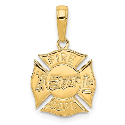 14k-fire-dept-shield-pendant-SolomonJeweler-Wichita-KS-CustomJewelry