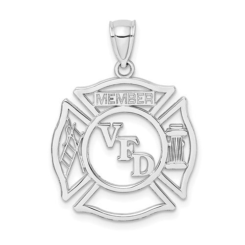 14k-white-gold-vfd-member-shield-charm-SolomonJeweler-Wichita-KS-CustomJewelry