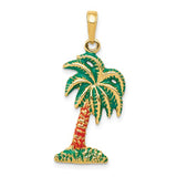 14k-enameled-palm-tree-pendant-SolomonJeweler-Wichita-KS-CustomJewelry