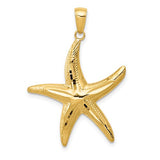 14k-diamond-cut-starfish-pendant-SolomonJeweler-Wichita-KS-CustomJewelry