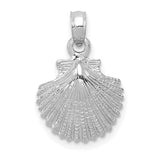 14k-white-gold-scallop-shell-pendant-SolomonJeweler-Wichita-KS-CustomJewelry