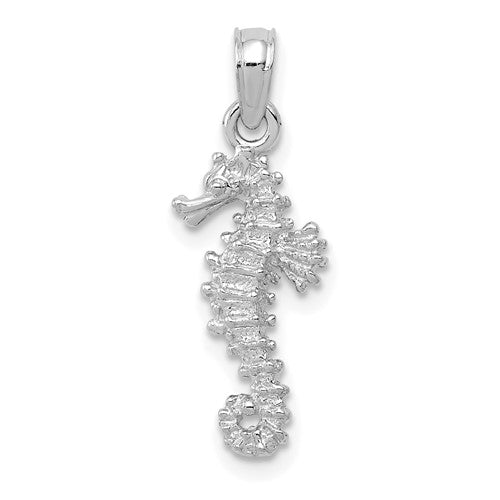 14k-white-gold-sea-horse-pendant-SolomonJeweler-Wichita-KS-CustomJewelry