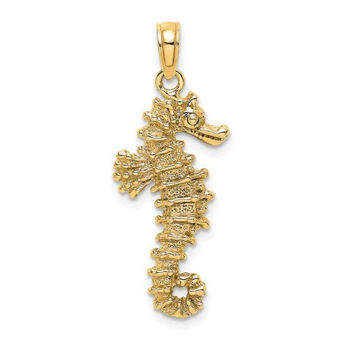 14k-3d-seahorse-pendant-SolomonJeweler-Wichita-KS-CustomJewelry
