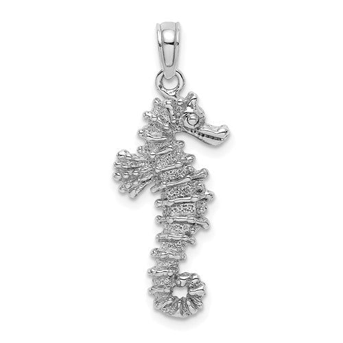 14k-white-gold-3-d-seahorse-charm-SolomonJeweler-Wichita-KS-CustomJewelry