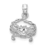 14k-white-gold-blue-crab-charm-SolomonJeweler-Wichita-KS-CustomJewelry