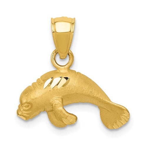 14k-manatee-pendant-SolomonJeweler-Wichita-KS-CustomJewelry
