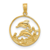 14k-double-dolphin-circle-pendant-SolomonJeweler-Wichita-KS-CustomJewelry