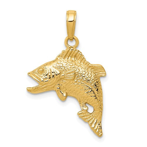 14k-jumping-bass-fish-pendant-SolomonJeweler-Wichita-KS-CustomJewelry
