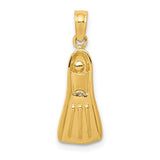 14k-3d-scuba-flipper-pendant-SolomonJeweler-Wichita-KS-CustomJewelry