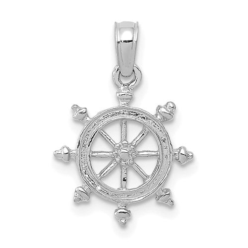 14k-white-gold-ship-wheel-pendant-SolomonJeweler-Wichita-KS-CustomJewelry