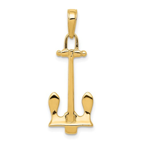 14k-3d-navy-anchor-pendant-SolomonJeweler-Wichita-KS-CustomJewelry
