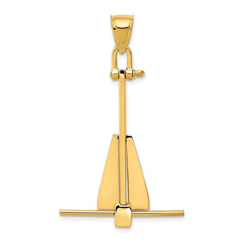 14k-3d-moveable-anchor-pendant-SolomonJeweler-Wichita-KS-CustomJewelry