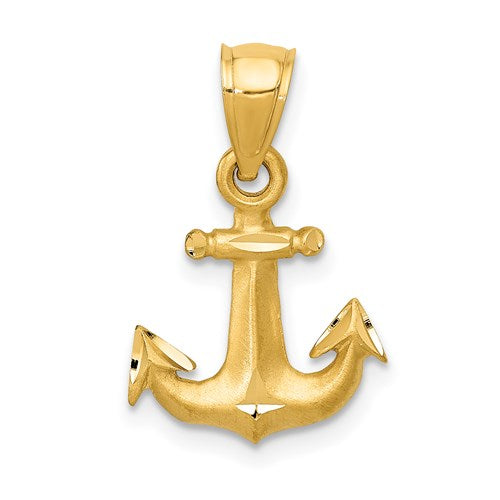 14k-diamond-cut-anchor-pendant-SolomonJeweler-Wichita-KS-CustomJewelry