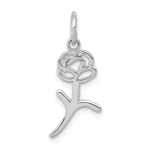 14k-white-gold-rose-charm-SolomonJeweler-Wichita-KS-CustomJewelry