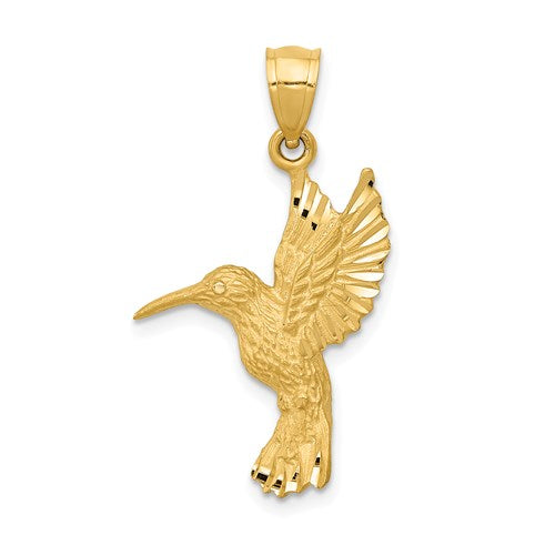 14k-diamond-cut-hummingbird-pendant-SolomonJeweler-Wichita-KS-CustomJewelry