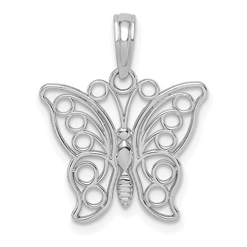 14k-white-gold-cut-out-butterfly-large-pendant-SolomonJeweler-Wichita-KS-CustomJewelry