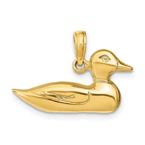14k-mallard-charm-SolomonJeweler-Wichita-KS-CustomJewelry