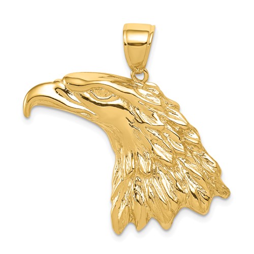 14k-eagle-head-pendant-SolomonJeweler-Wichita-KS-CustomJewelry