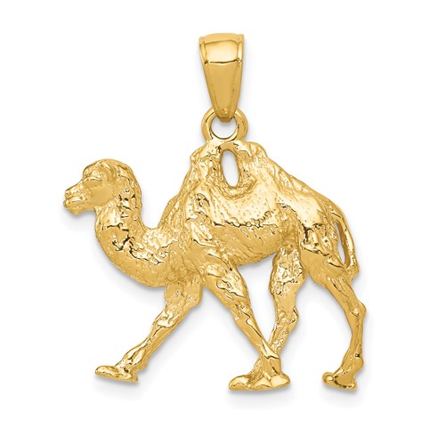 14k-3d-camel-pendant-SolomonJeweler-Wichita-KS-CustomJewelry