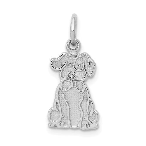 14k-white-gold-puppy-charm-SolomonJeweler-Wichita-KS-CustomJewelry