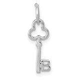 14k-white-gold-key-letter-b-initial-charm-SolomonJeweler-Wichita-KS-CustomJewelry