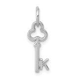 14k-white-gold-key-letter-k-initial-charm-SolomonJeweler-Wichita-KS-CustomJewelry