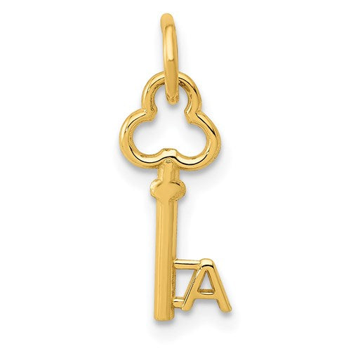 14k-key-letter-a-initial-charm-SolomonJeweler-Wichita-KS-CustomJewelry