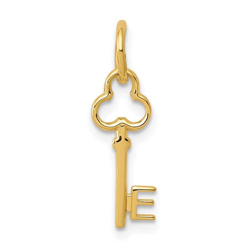 14k-key-letter-e-initial-charm-SolomonJeweler-Wichita-KS-CustomJewelry