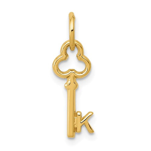 14k-key-letter-k-initial-charm-SolomonJeweler-Wichita-KS-CustomJewelry