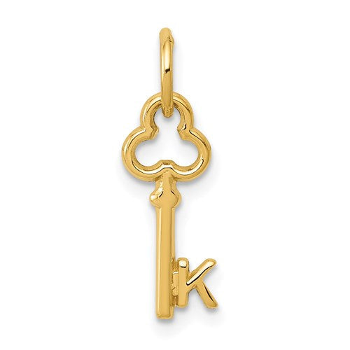 14k-key-letter-k-initial-charm-SolomonJeweler-Wichita-KS-CustomJewelry