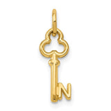 14k-key-letter-n-initial-charm-SolomonJeweler-Wichita-KS-CustomJewelry