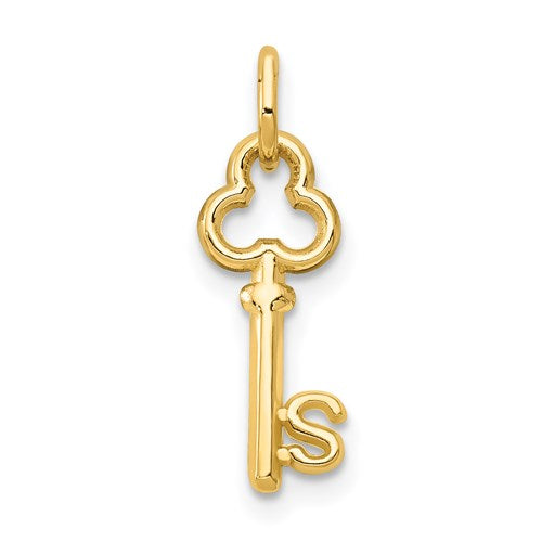 14k-key-letter-s-initial-charm-SolomonJeweler-Wichita-KS-CustomJewelry