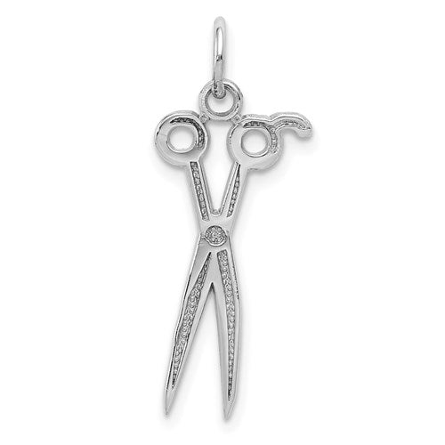 14k-white-gold-scissors-charm-SolomonJeweler-Wichita-KS-CustomJewelry