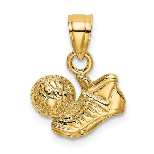 14k-soccer-ball-w-shoe-charm-SolomonJeweler-Wichita-KS-CustomJewelry