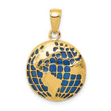 14k-blue-enameled-globe-pendant-SolomonJeweler-Wichita-KS-CustomJewelry