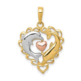 14k-two-tone-w-white-rhodium-dolphins-in-heart-pendant-SolomonJeweler-Wichita-KS-CustomJewelry