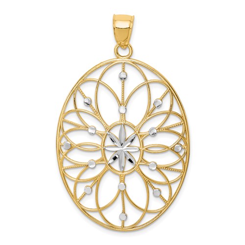 14kw-rhodium-floral-medallion-pendant-SolomonJeweler-Wichita-KS-CustomJewelry