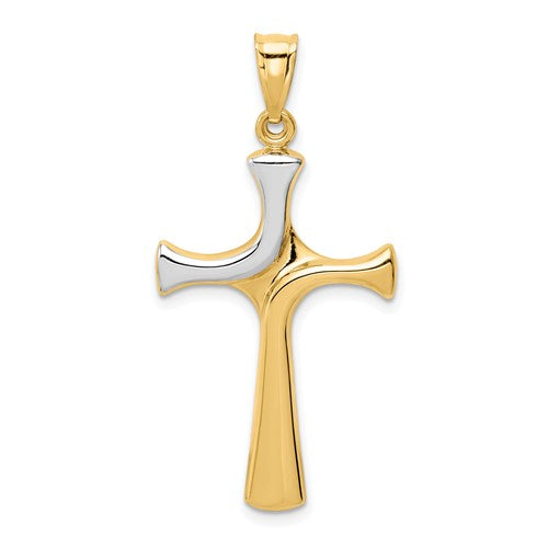 14k-w-rhodium-fancy-cross-pendant-SolomonJeweler-Wichita-KS-CustomJewelry