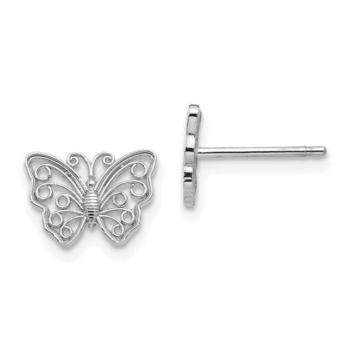 14k-white-gold-butterfly-post-earrings-SolomonJeweler-Wichita-KS-CustomJewelry