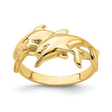 14k-polished-double-dolphin-ring-SolomonJeweler-Wichita-KS-CustomJewelry